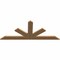Ekena Millwork Saratoga Timber Gable Bracket, Western Red Cedar, 72"W x 30"H x 1 1/2"D x 5 1/2"F, 10/12 Pitch GBW072X30X0206SAR00SWR - alternate 4